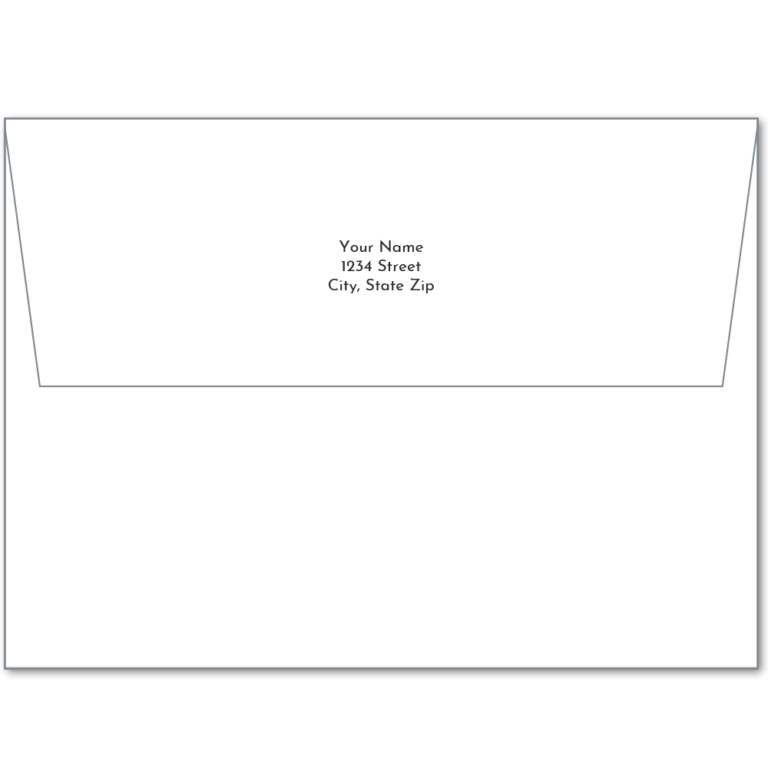 a6 envelope size set up for printing