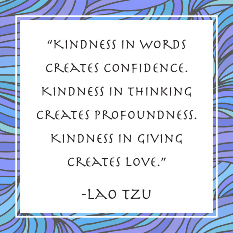 Lao Tzu Kindness in Words Creates Confidence Sticky Note Cubes