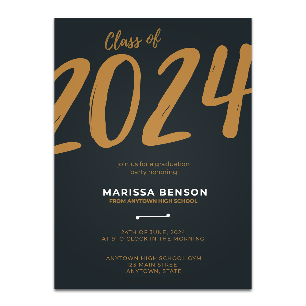 2024 Graduation Invitations Bev Karlie