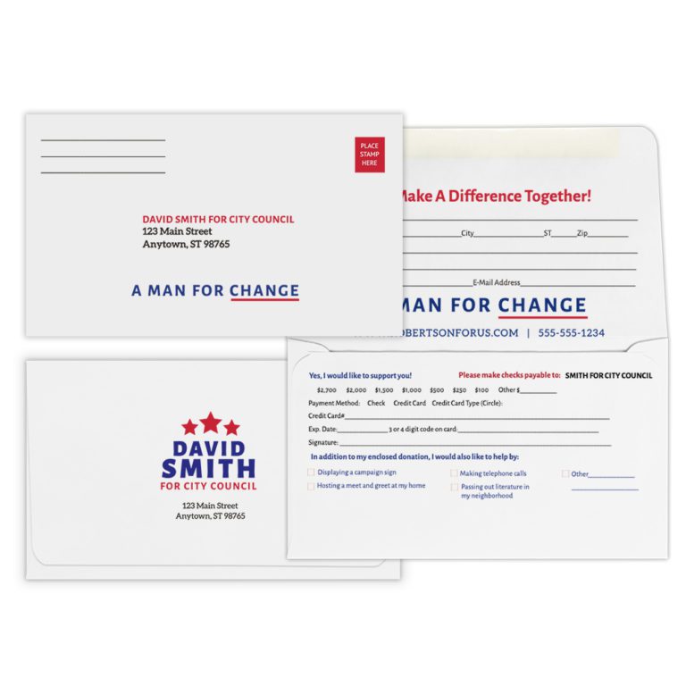 #6 3/4 Political Remittance Envelopes | MoreWithPrint